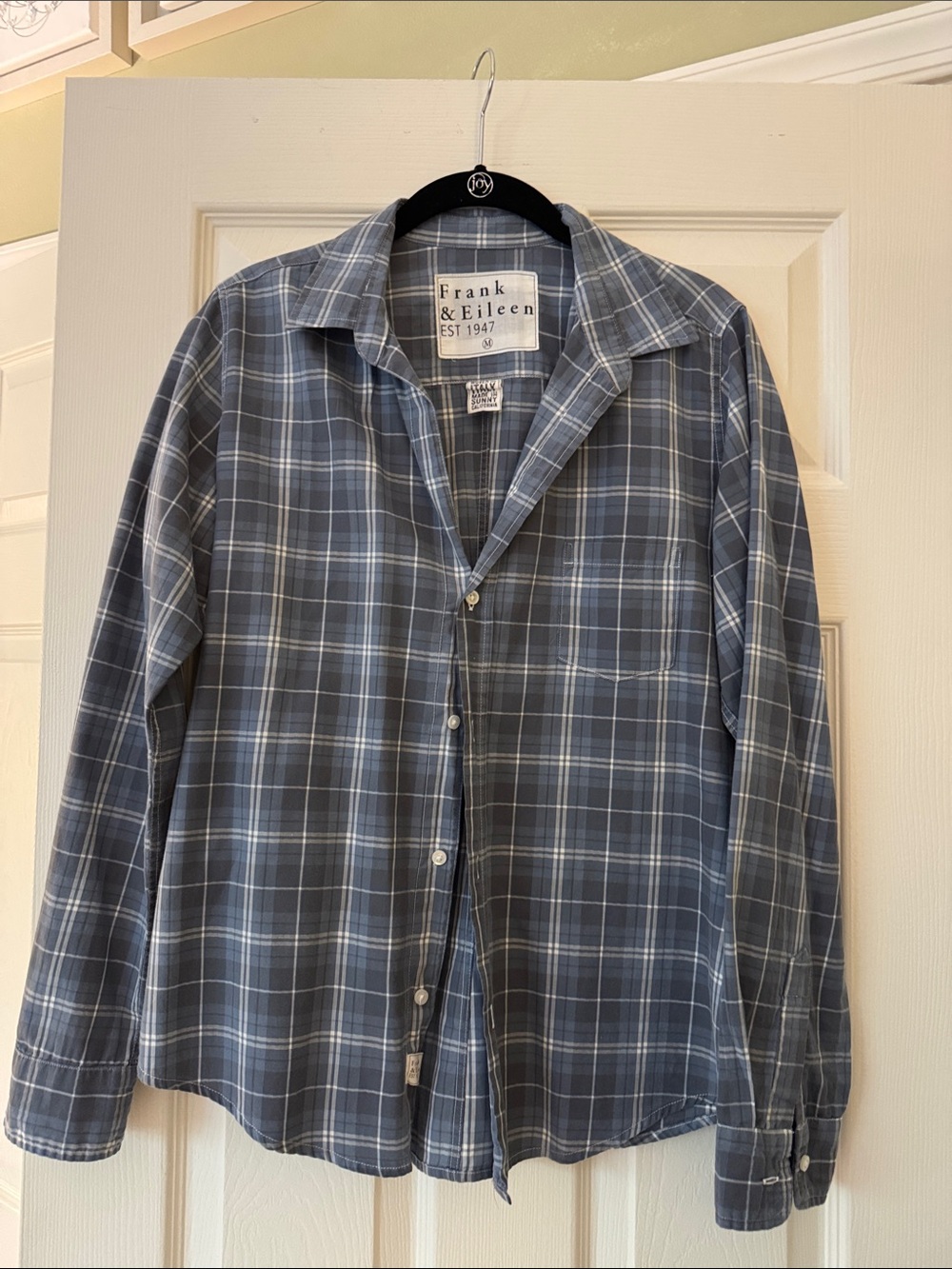 Frank and Eileen Barry style button down cotton shirt medium